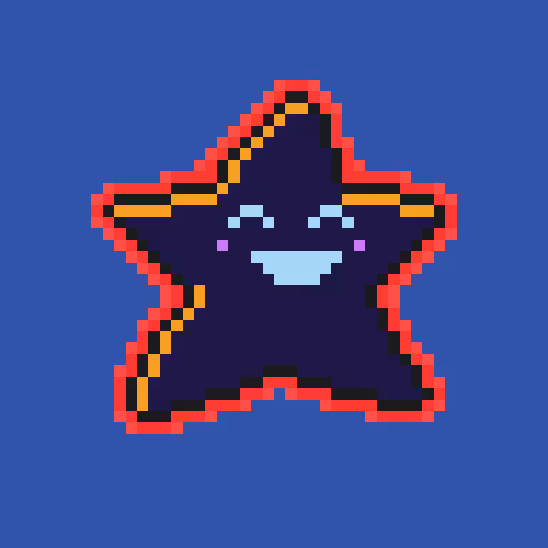 Sparkly Crypto Stars collectibles | #020 of #333