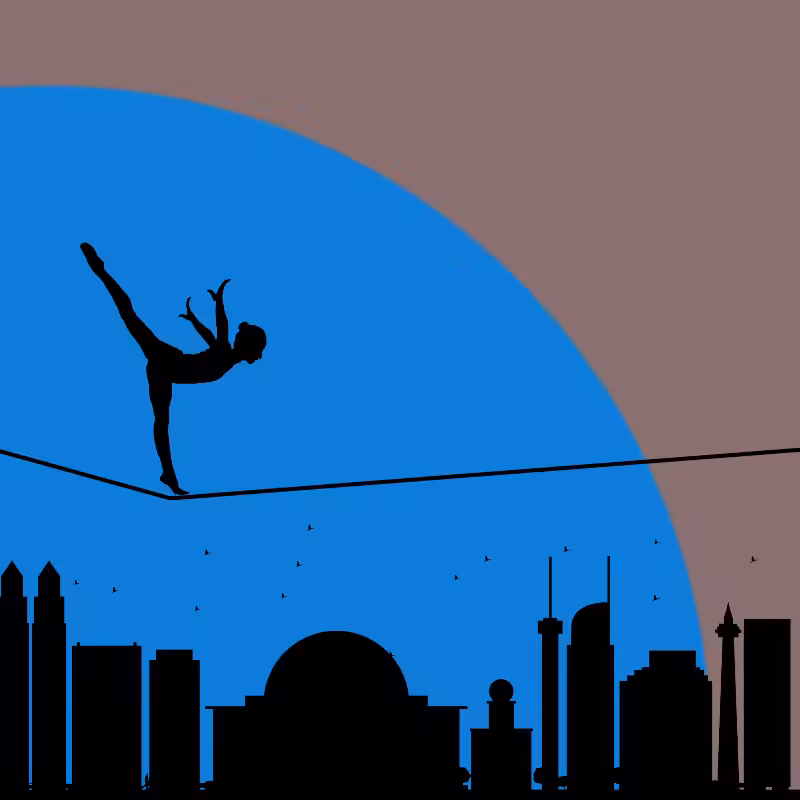 Dancing over the city #22