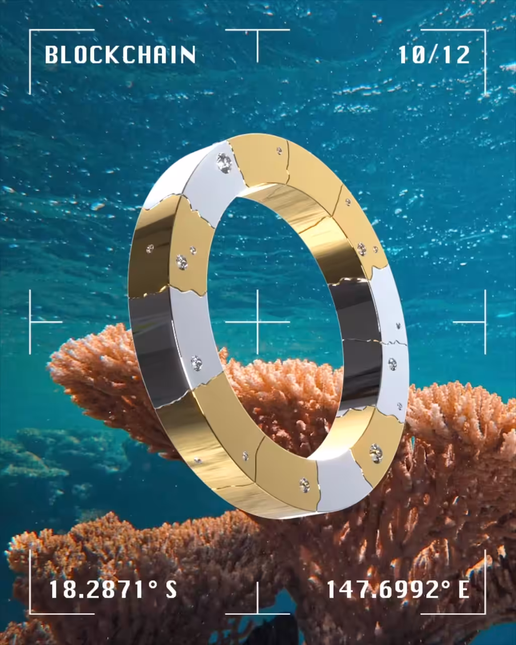 BLOCK 10: NFT + Physical 18K gold block