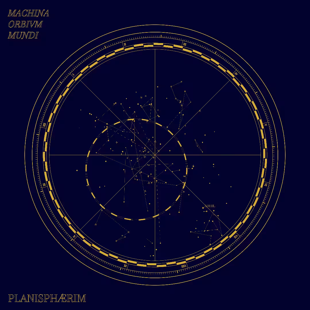 A Fictional Map Of Constellations #37