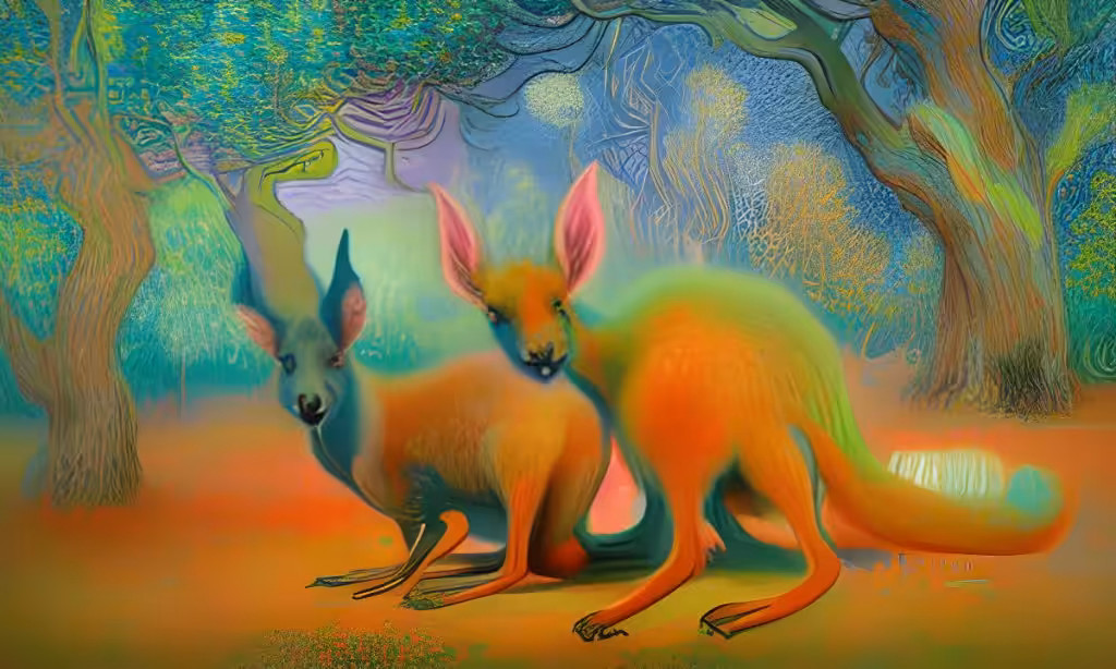 Kangaroos in Australia - Music NFT