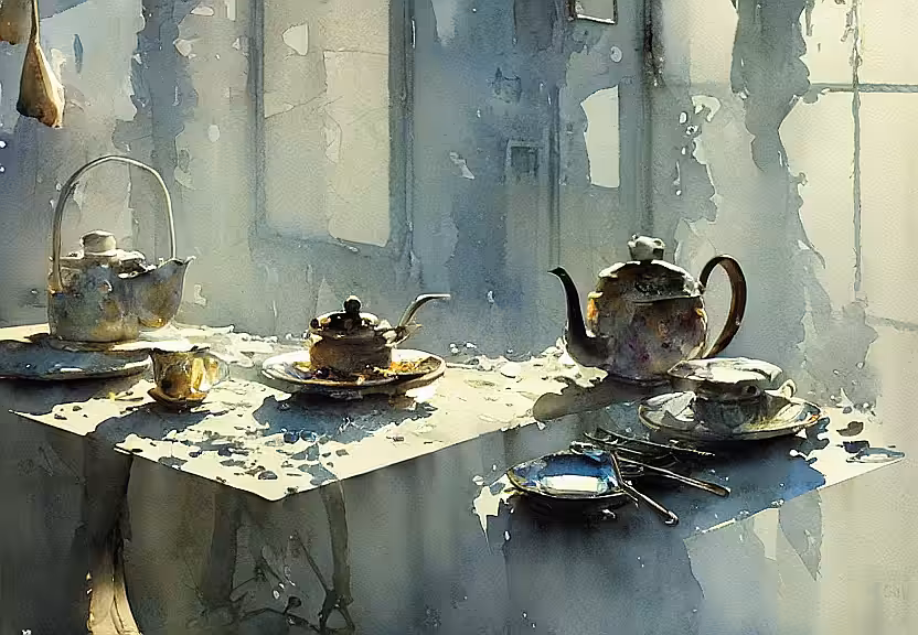 Watercolor #14 - AI Generated