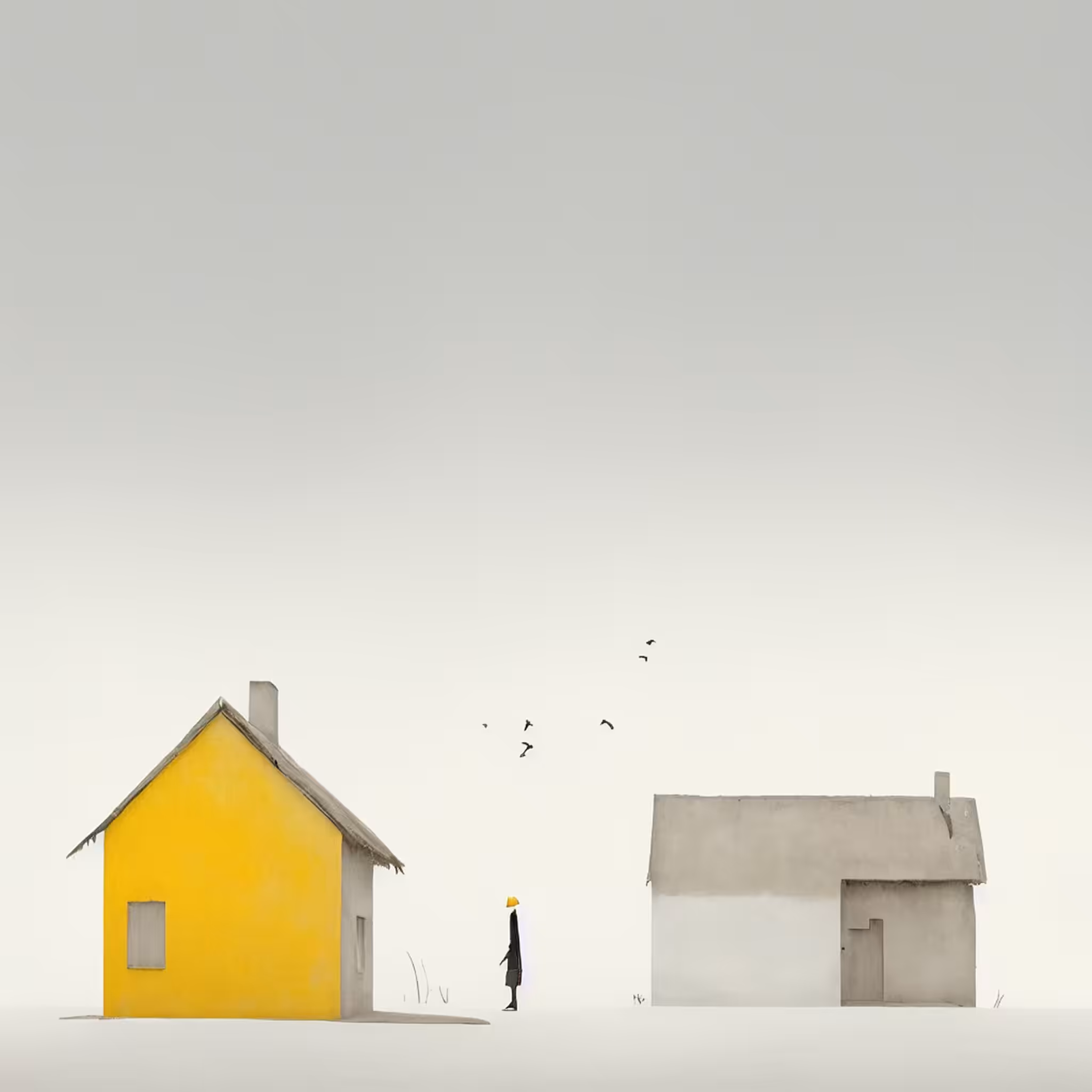 Yellow Trees and Houses - 1 #3
