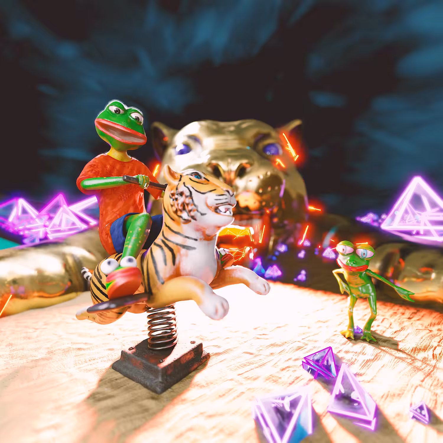 Pepe in the Tigers' playground.