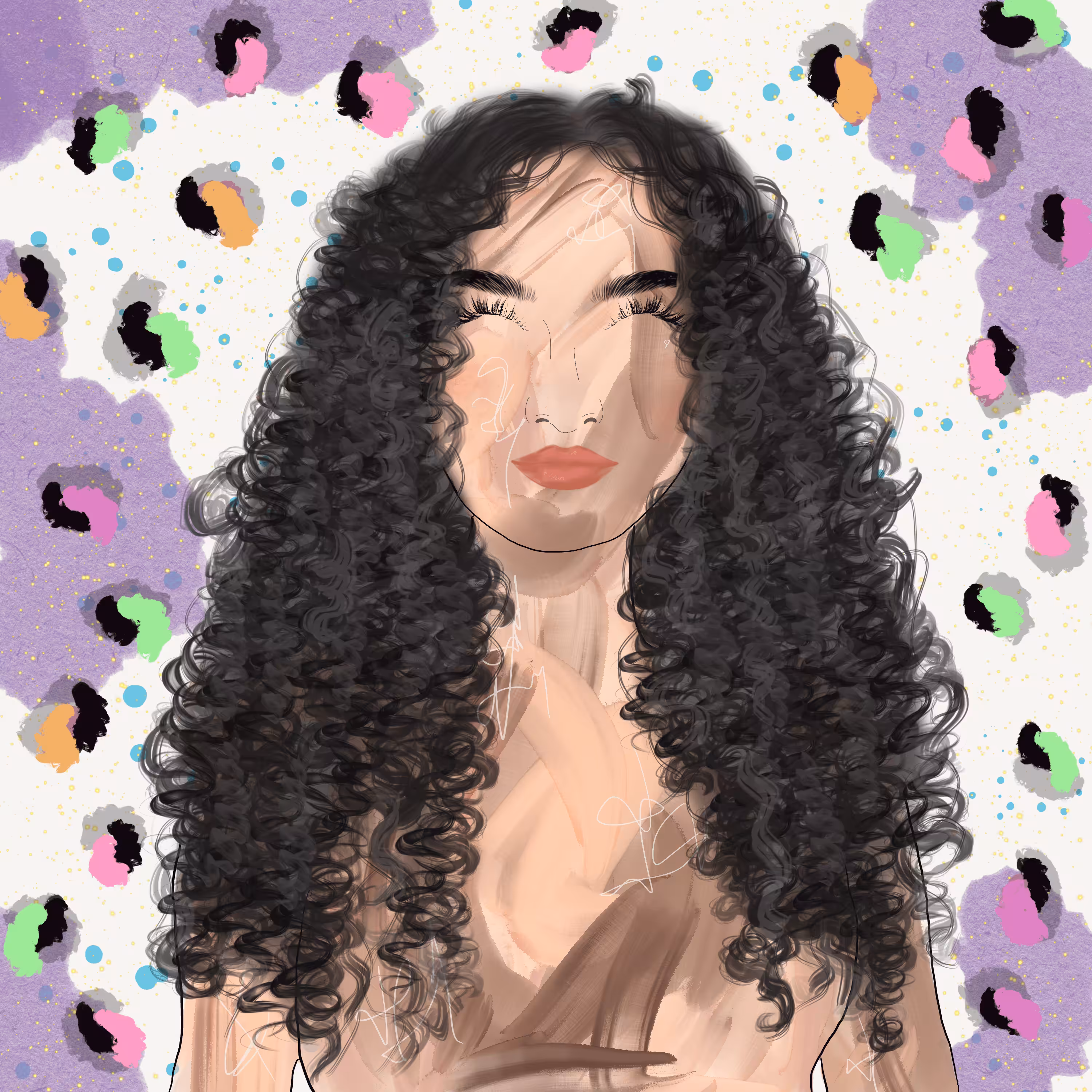 Curly Goddess #036