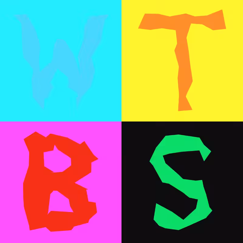 Waiting To Be Signed Logo with Wobbles #358
