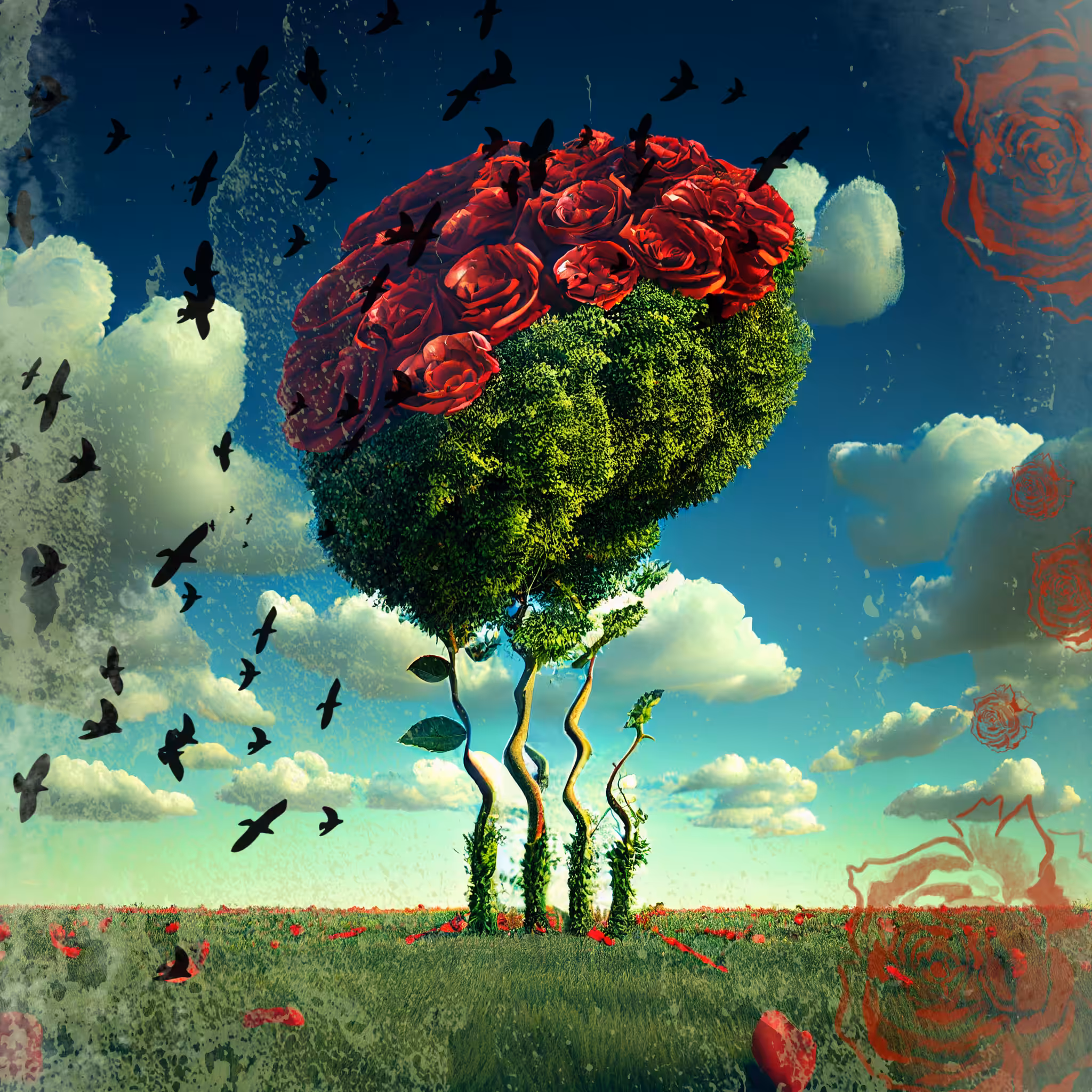 The Rose Trees