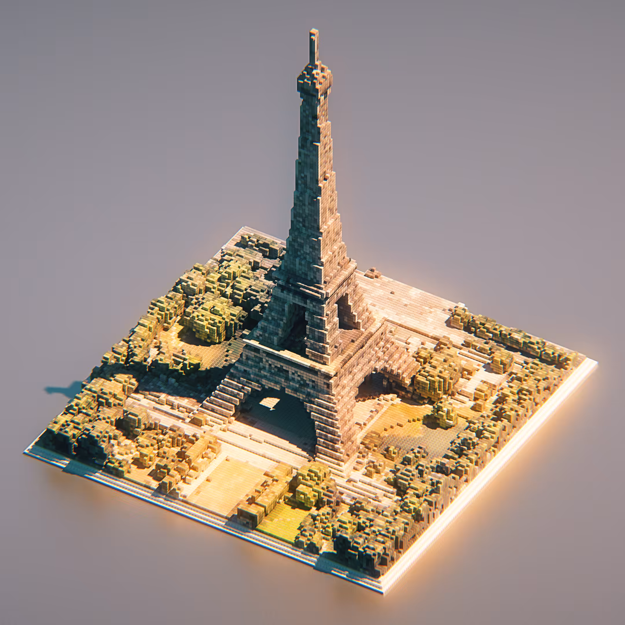 GeoBlock #0 Eiffel Tower (Paris)