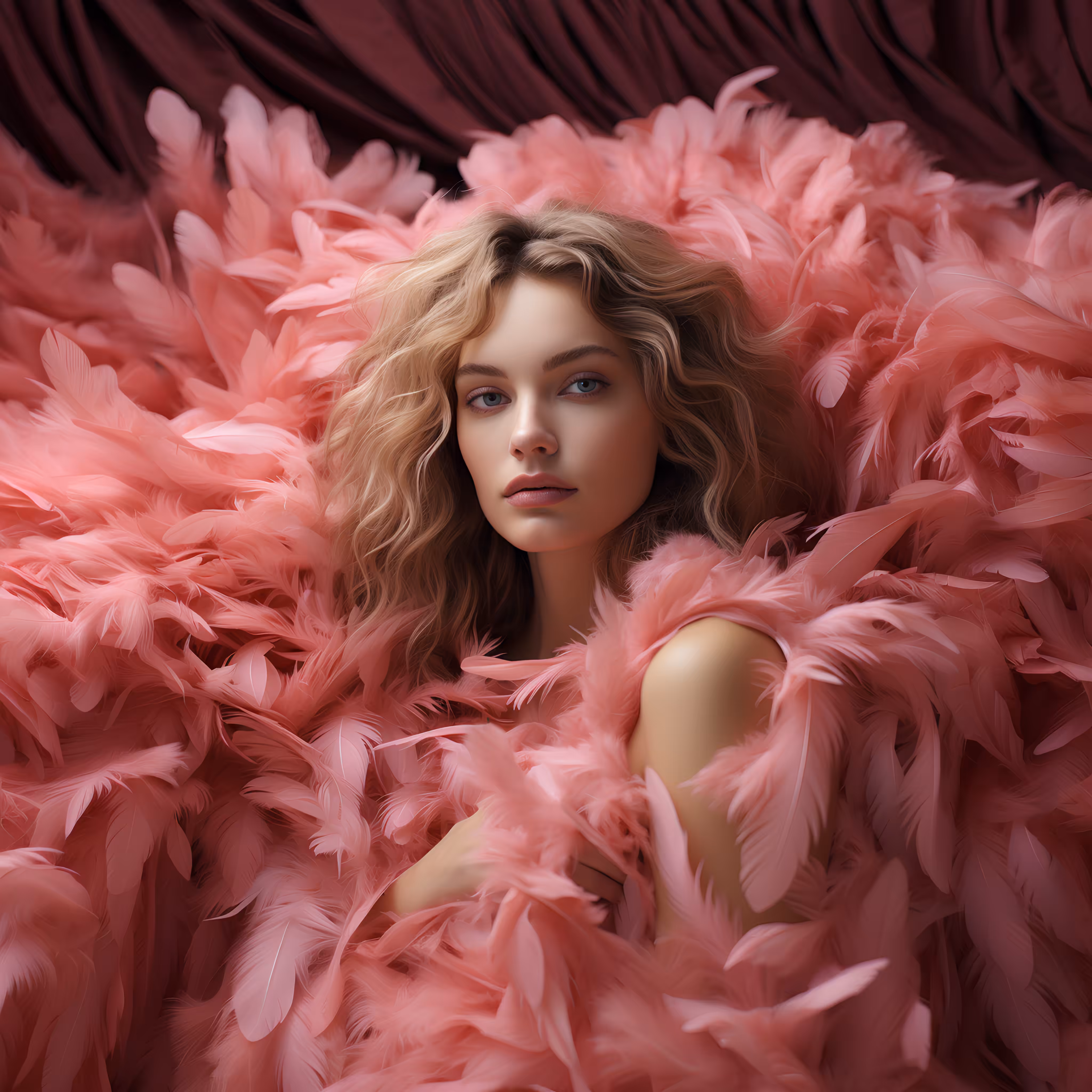 Jennifer in Feathers