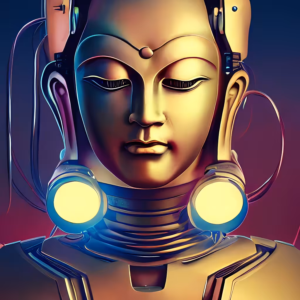 Buddha Futuristic: The Bodhisatta image: 2