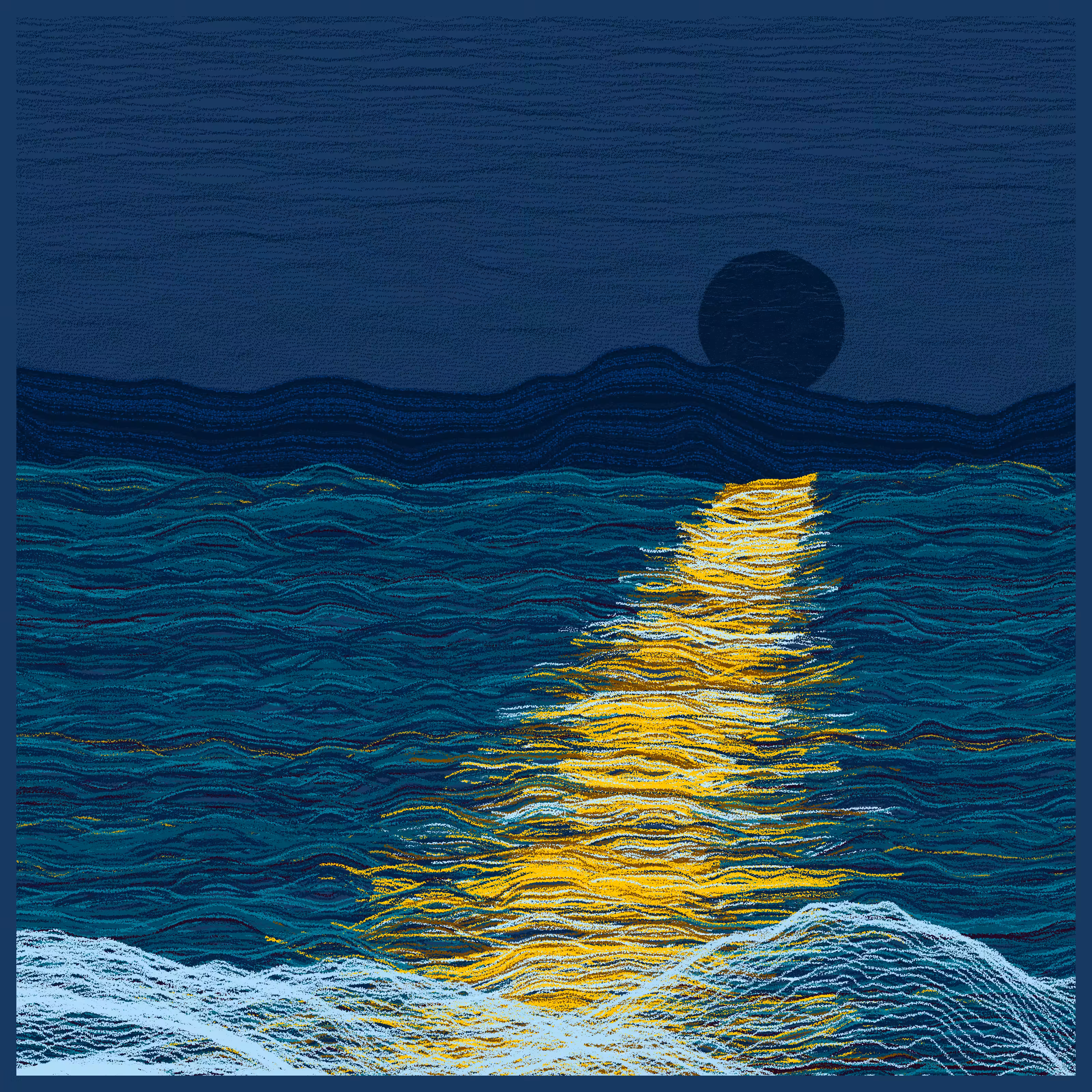 Moonlit Sea #100