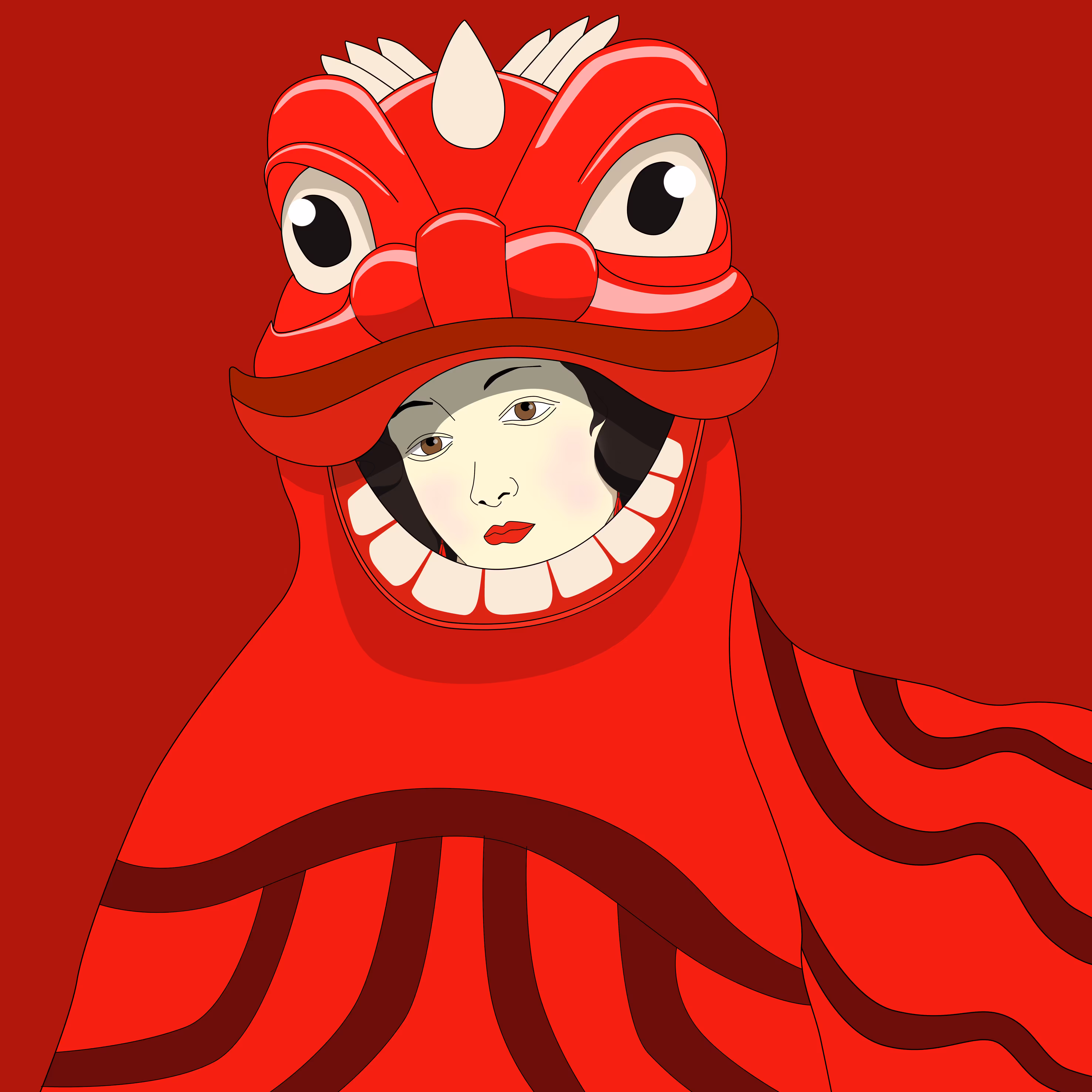 #0015 VENUS RED BARONGSAI