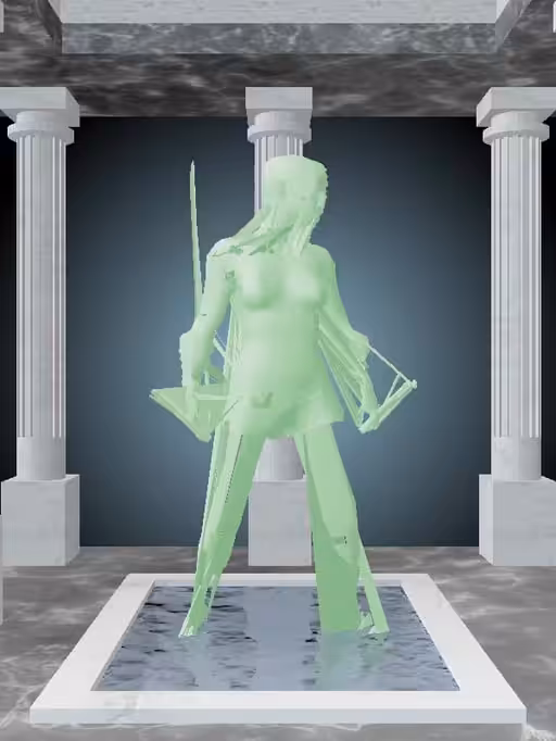 HeavenComputer: The Shooter Normie Green Woman #3338