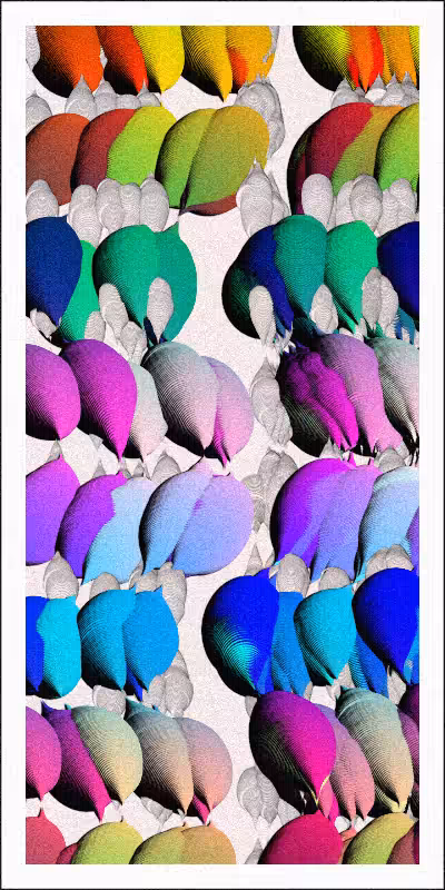 Balloon Field on Clouds #47
