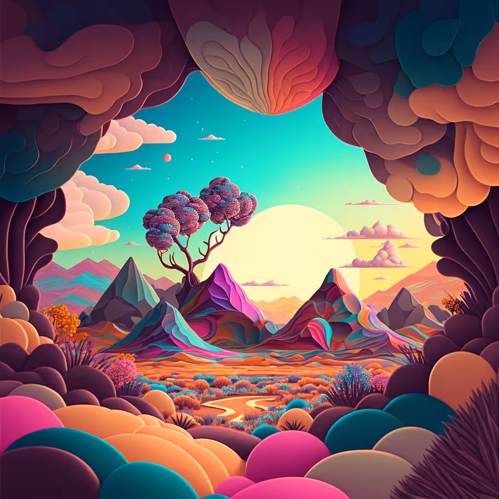 Psychedelic Landscape #3