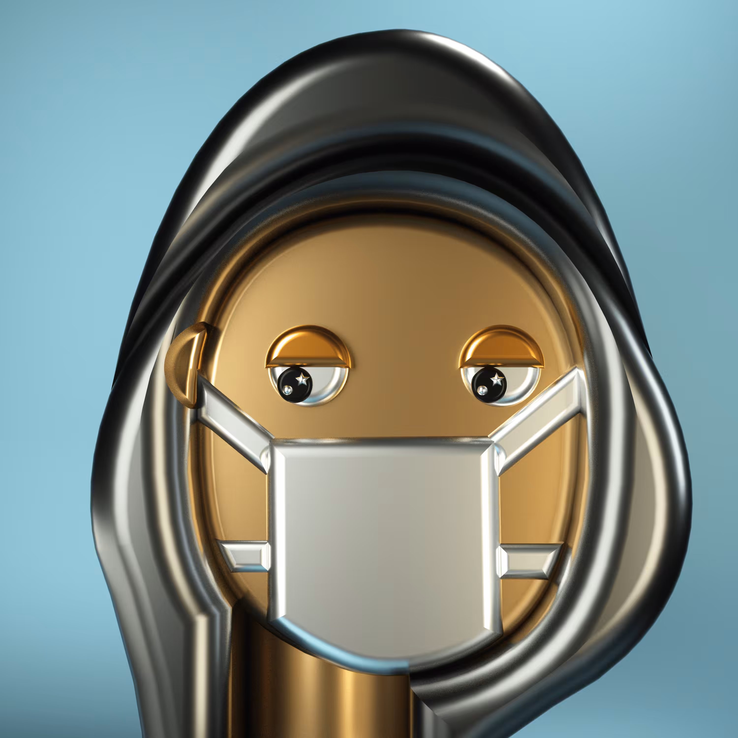 3D Chrome Punk #0389