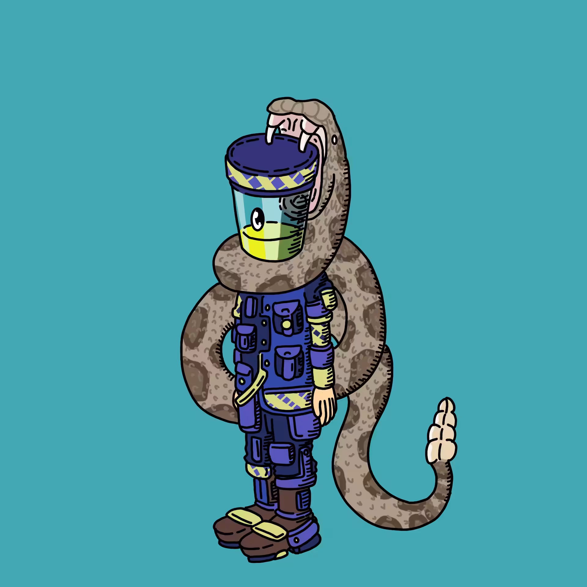 Snakemilker one eyed guy #00168