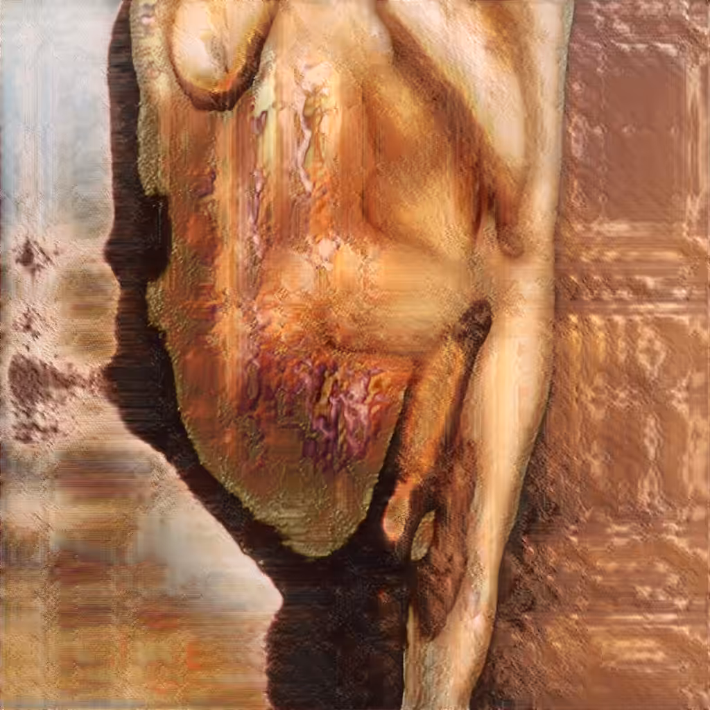 AI Generated Nude Portrait #7 Frame #124