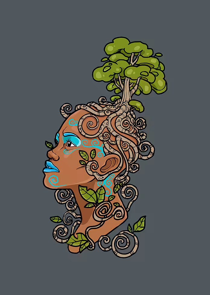 Root Haired Lady