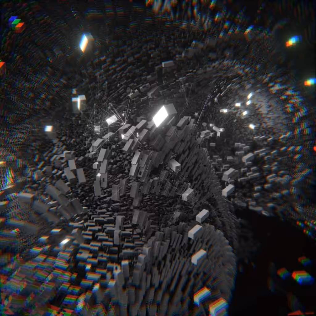 GENoize_Wave AV #003 monochrome version