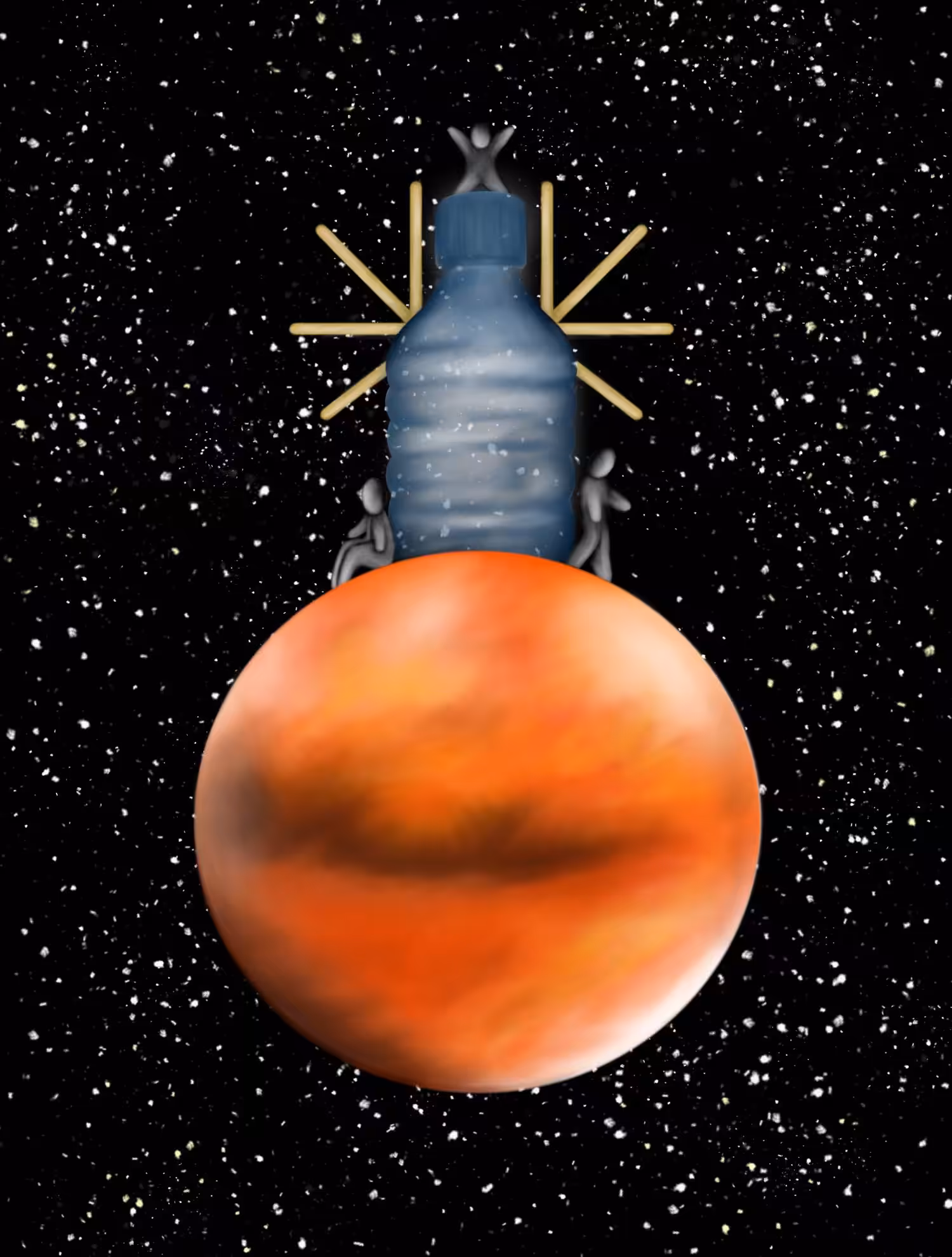 The Test of Mars with Water