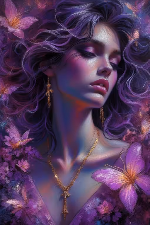 Beautiful portraiture: Butterfly Queen of the Night