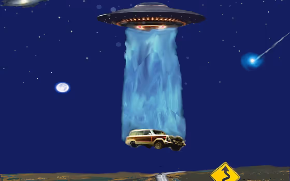 UFO Abduction of Family on Vacation