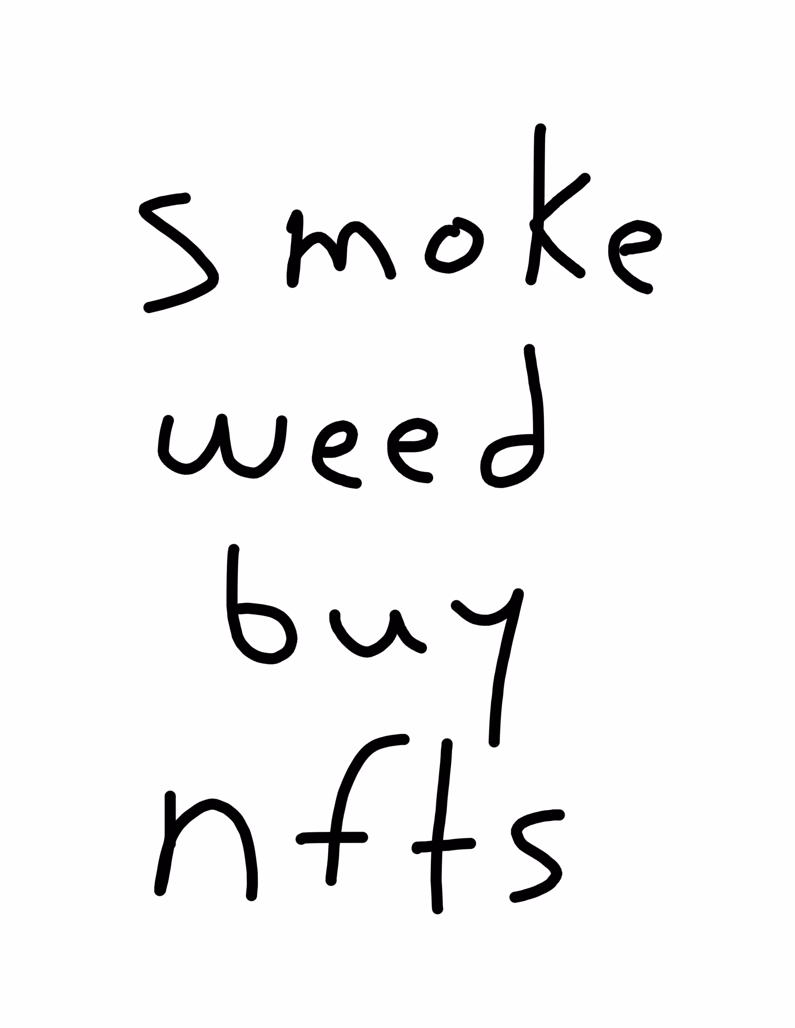 smoke weed buy nfts