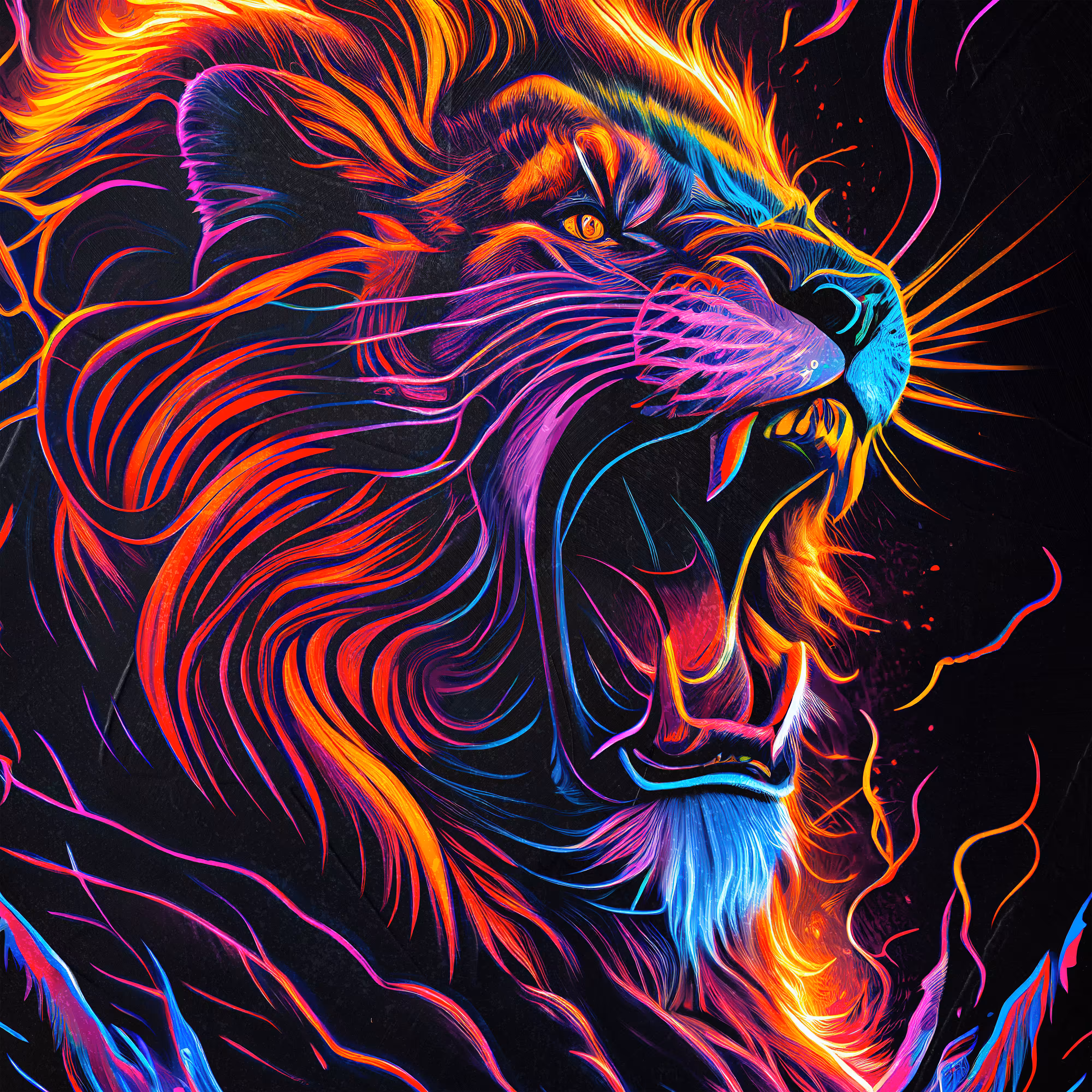 EPIC 😱 ART: Lion Roar II