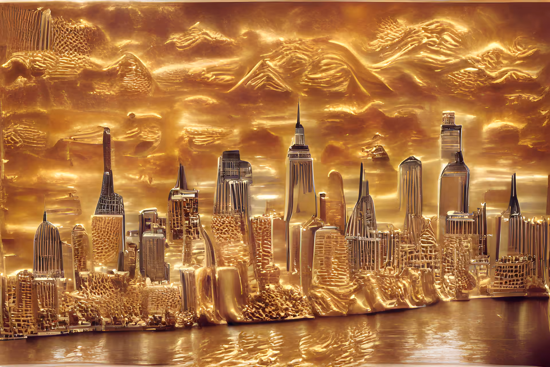 A city made of gold