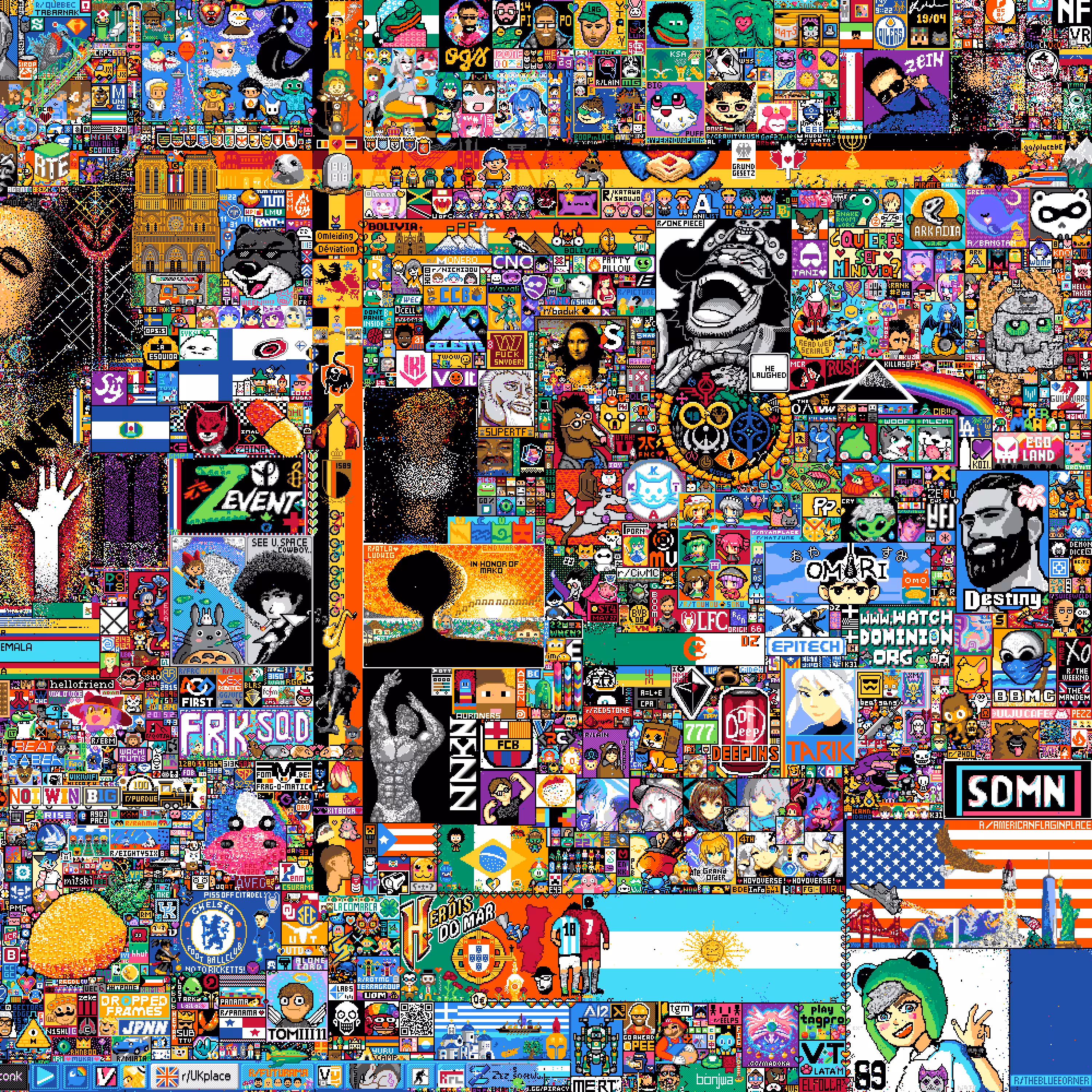 Reddit Place Contest Pixelart #4