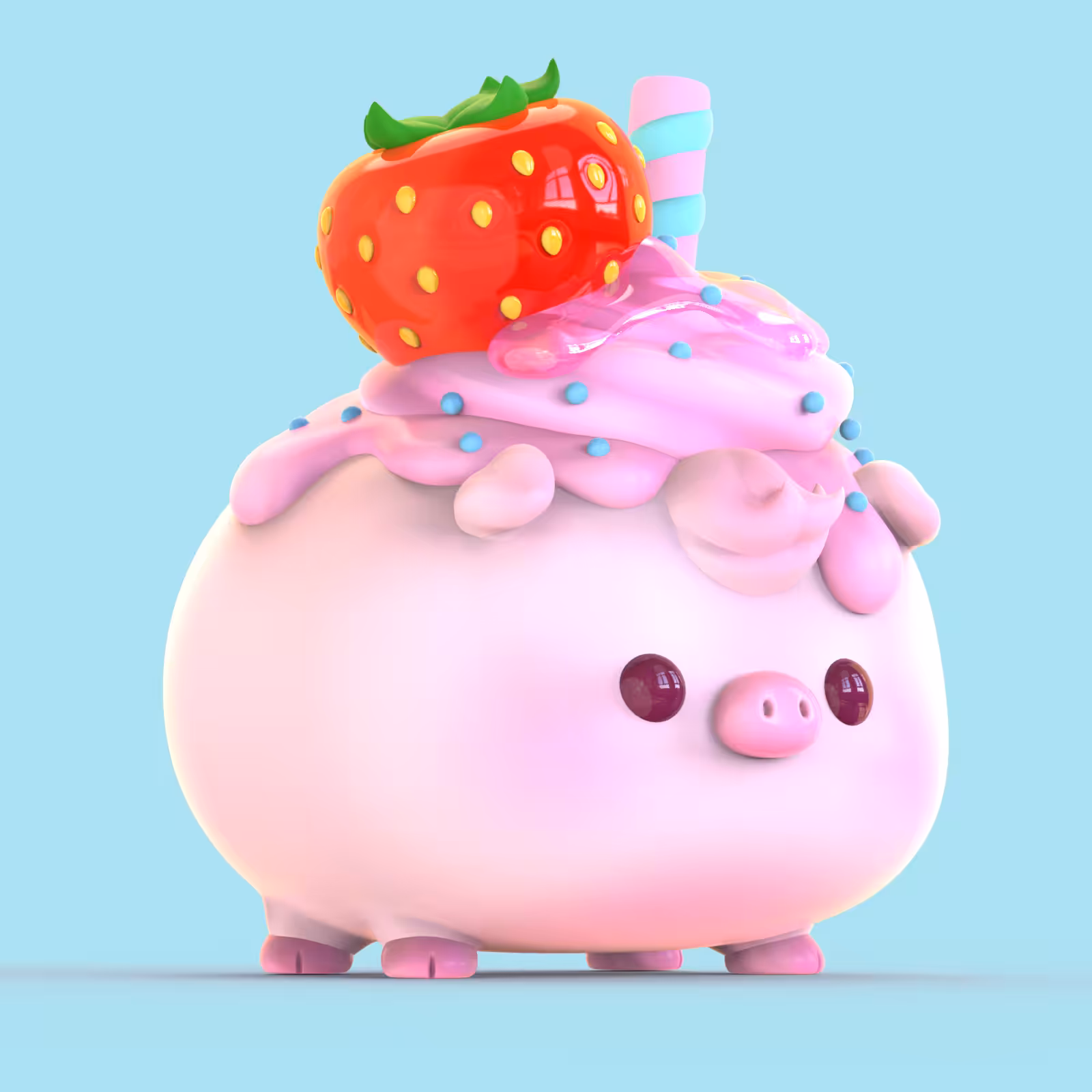 001 Booka : Strawberry Cupcake