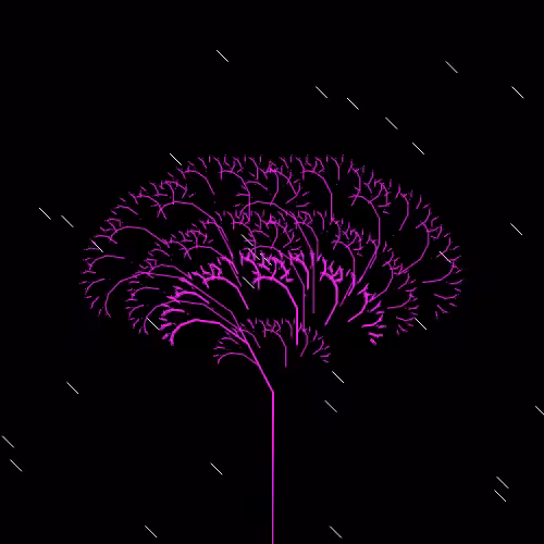 Trees in the rain #4