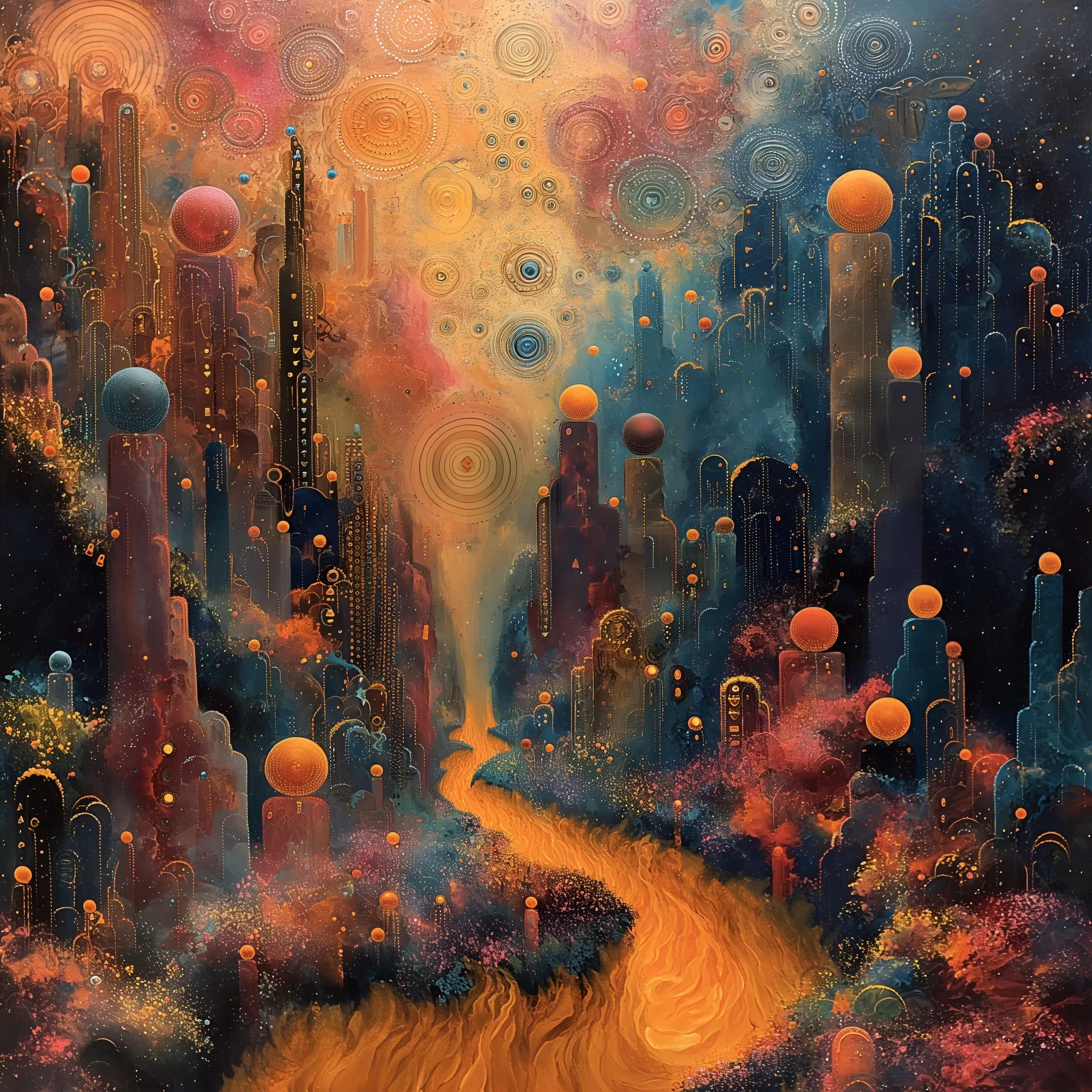 At the end of the city 