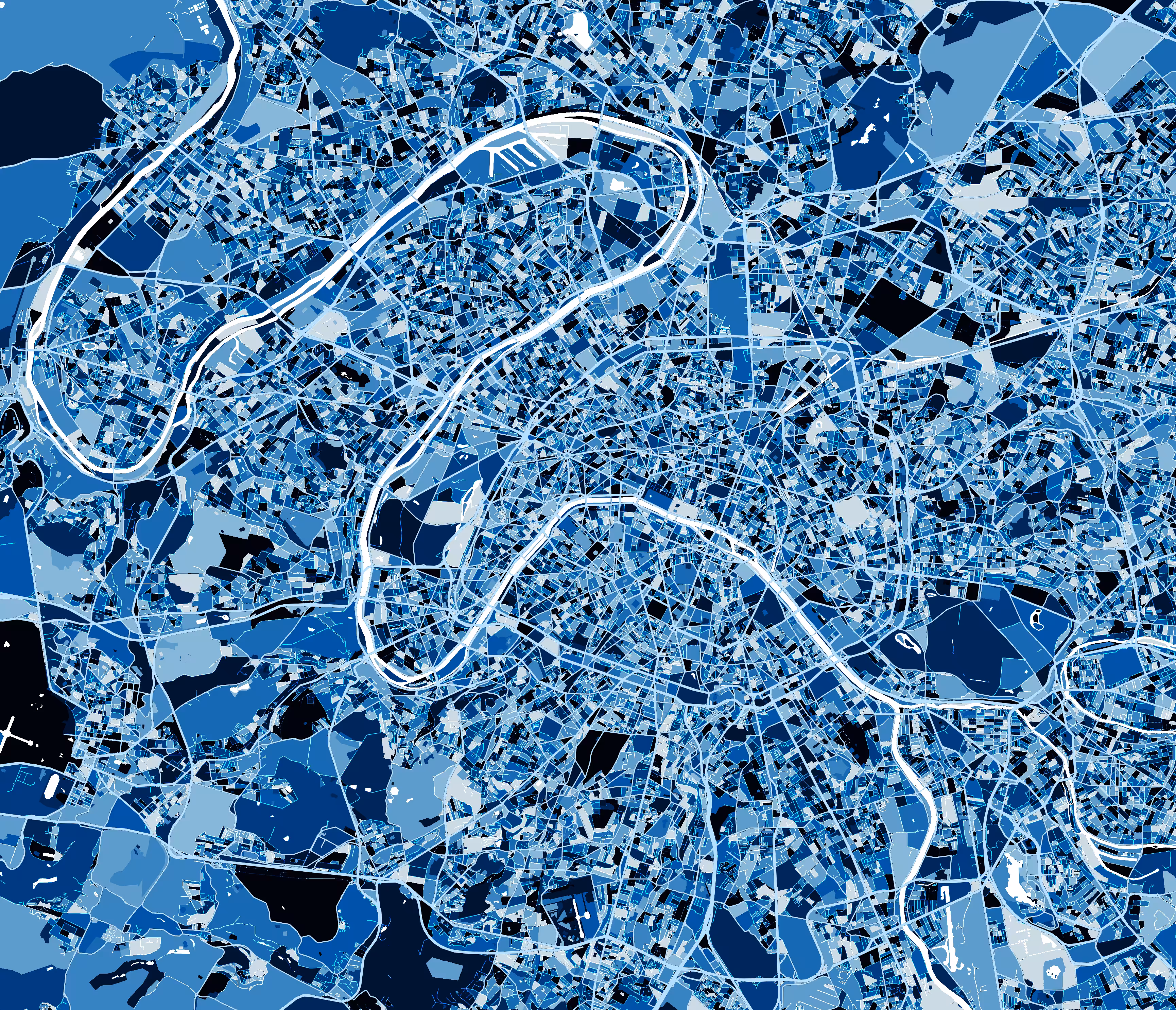 Paris, France - MapArt #1