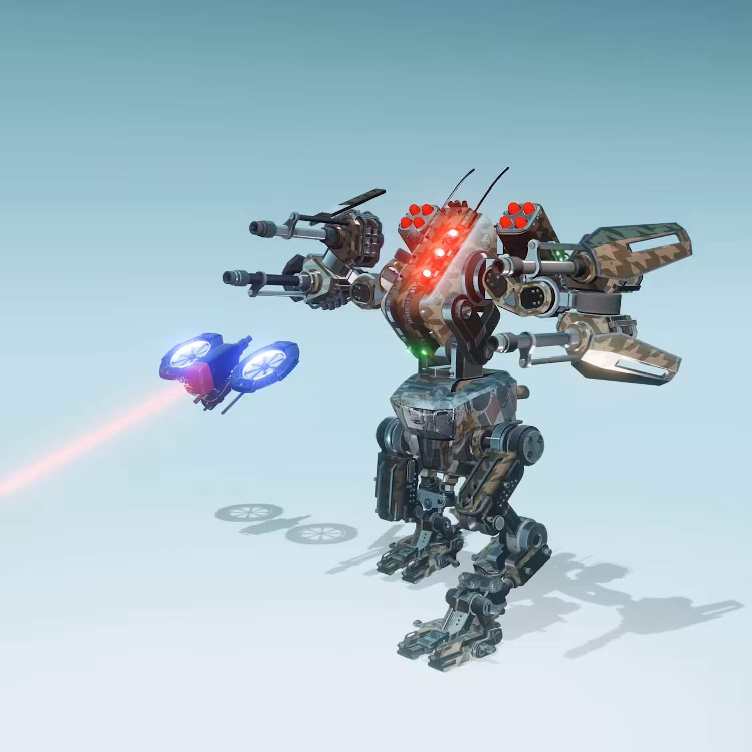 MECHA #2 - FOREST HUNTER + (air defense)