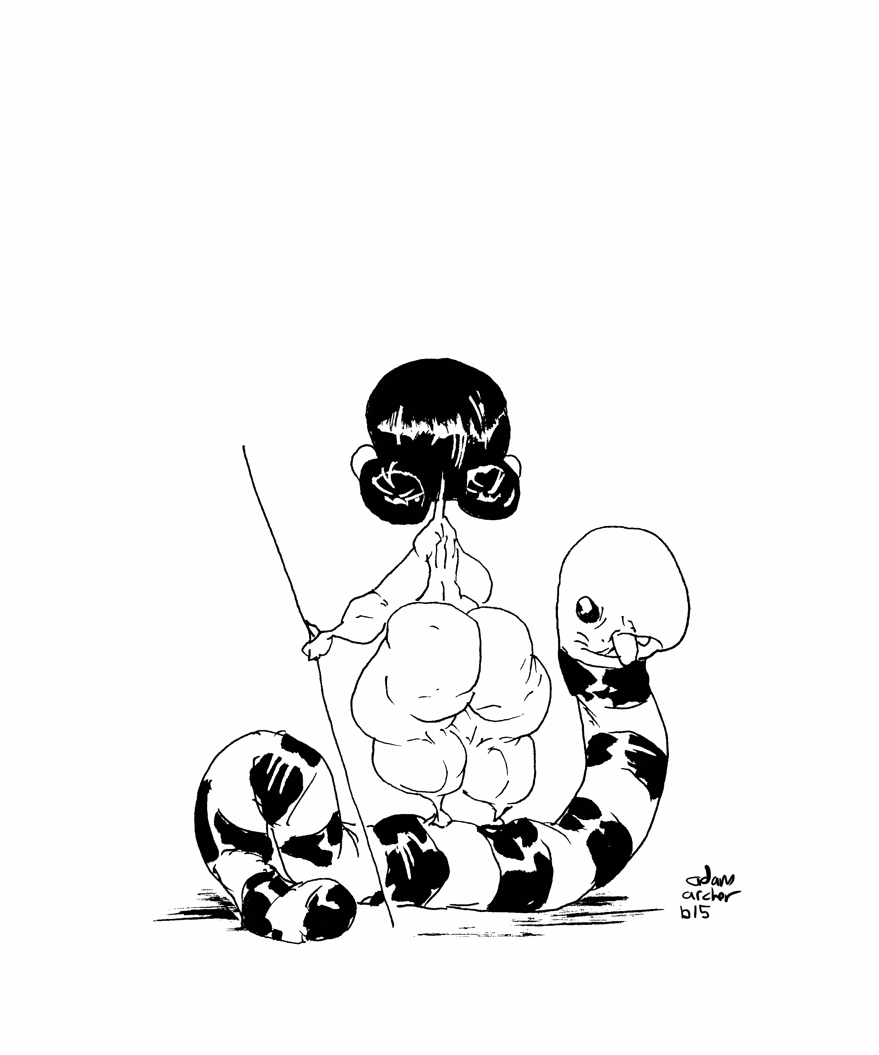adam archer's doodles: black series 015