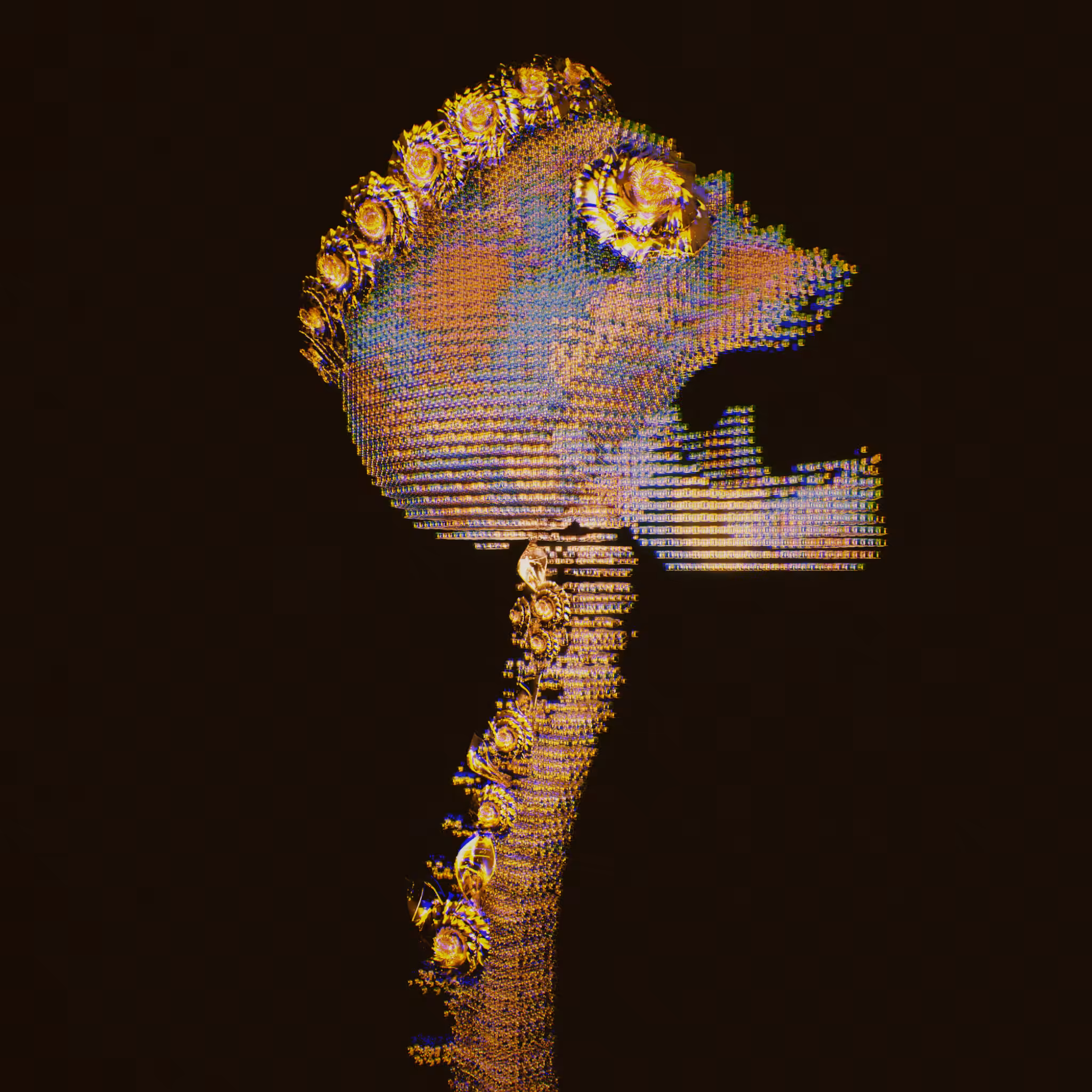 In the form of a skeleton #1