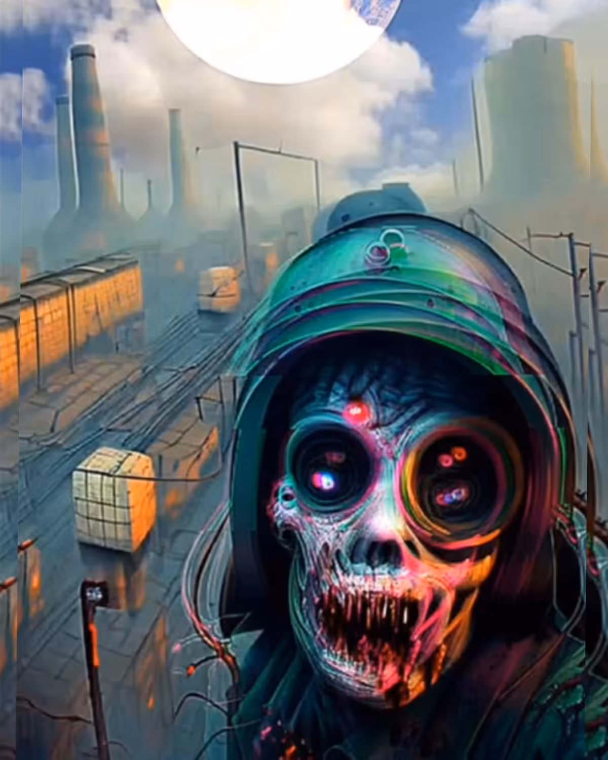 Psychedelic Zombie Moon
