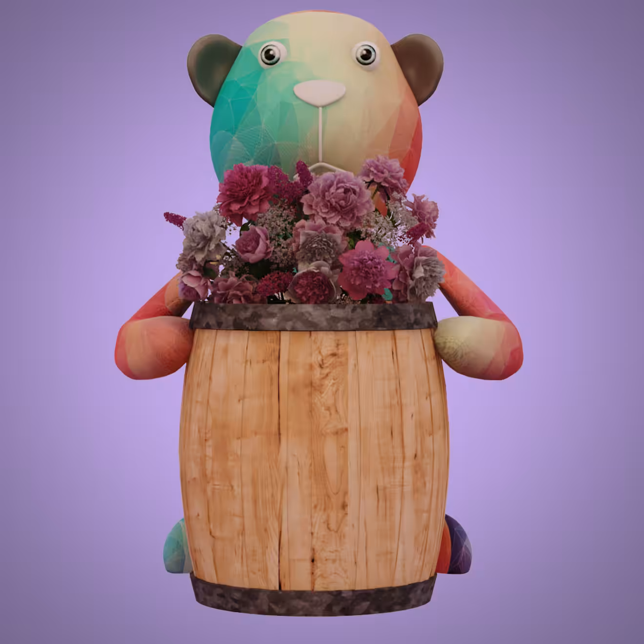 Flower-lover bear 2