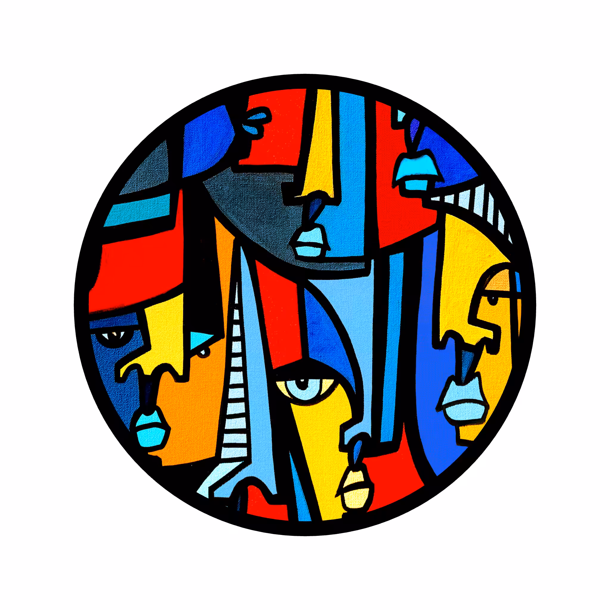 Cubist Circle 144