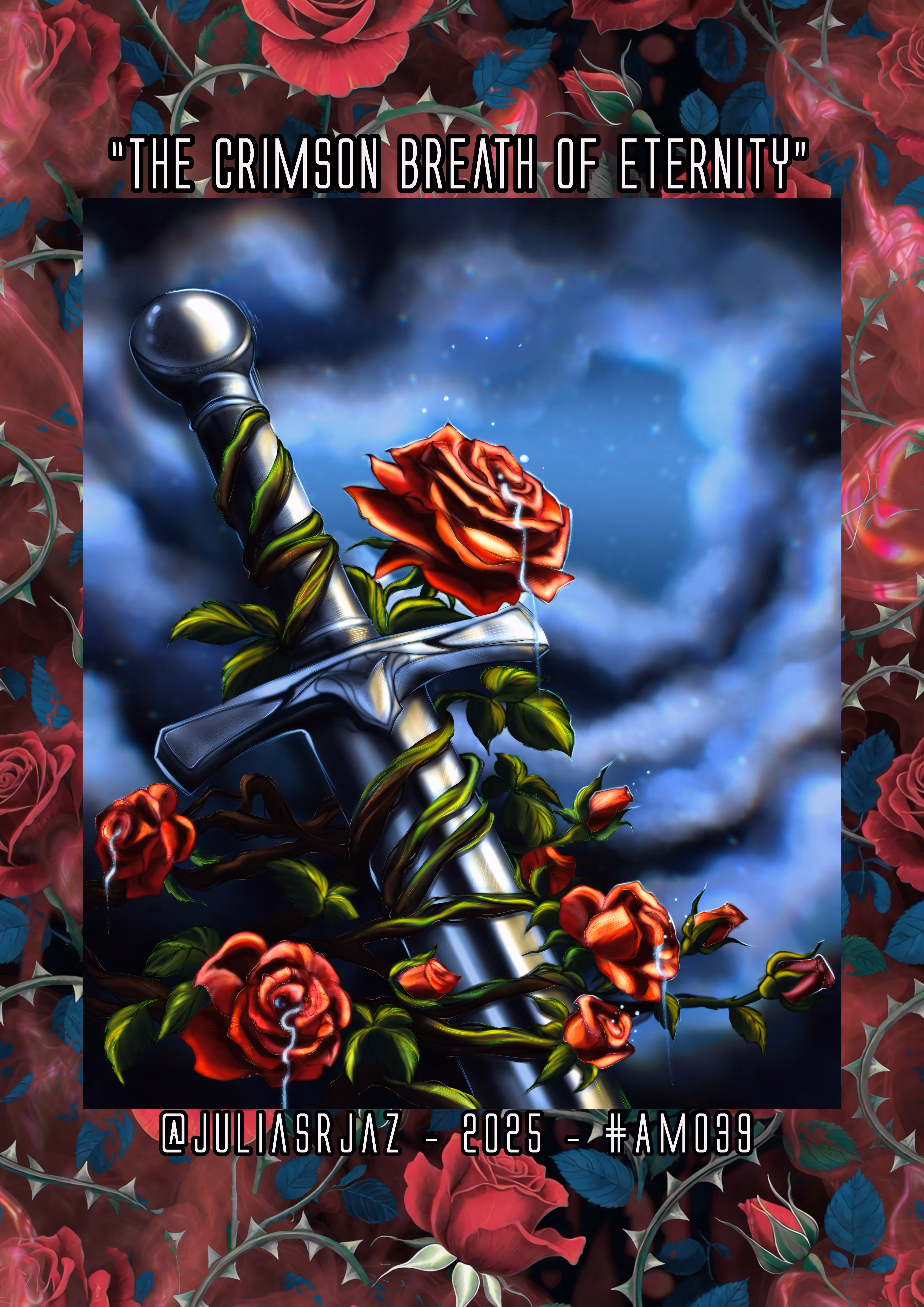 The Crimson Breath of Eternity by JuliaSrjaz