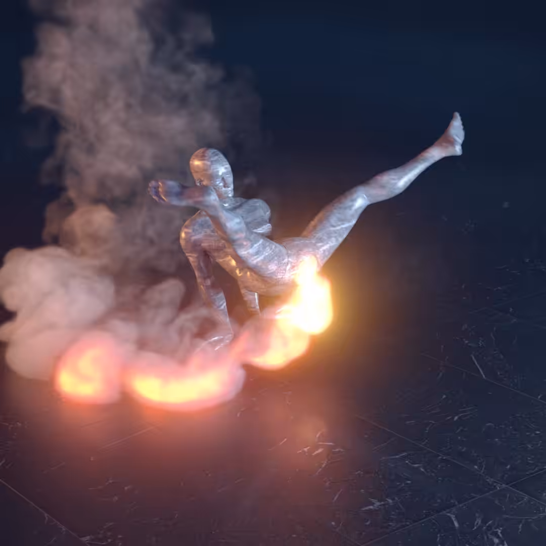 BURNING ASS
