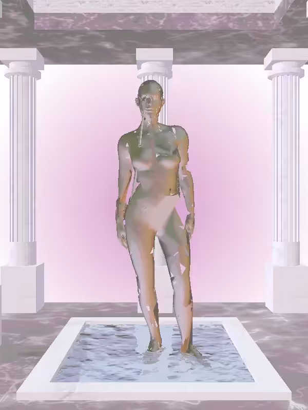 HeavenComputer: The Angry Olive Sunset Woman #5742