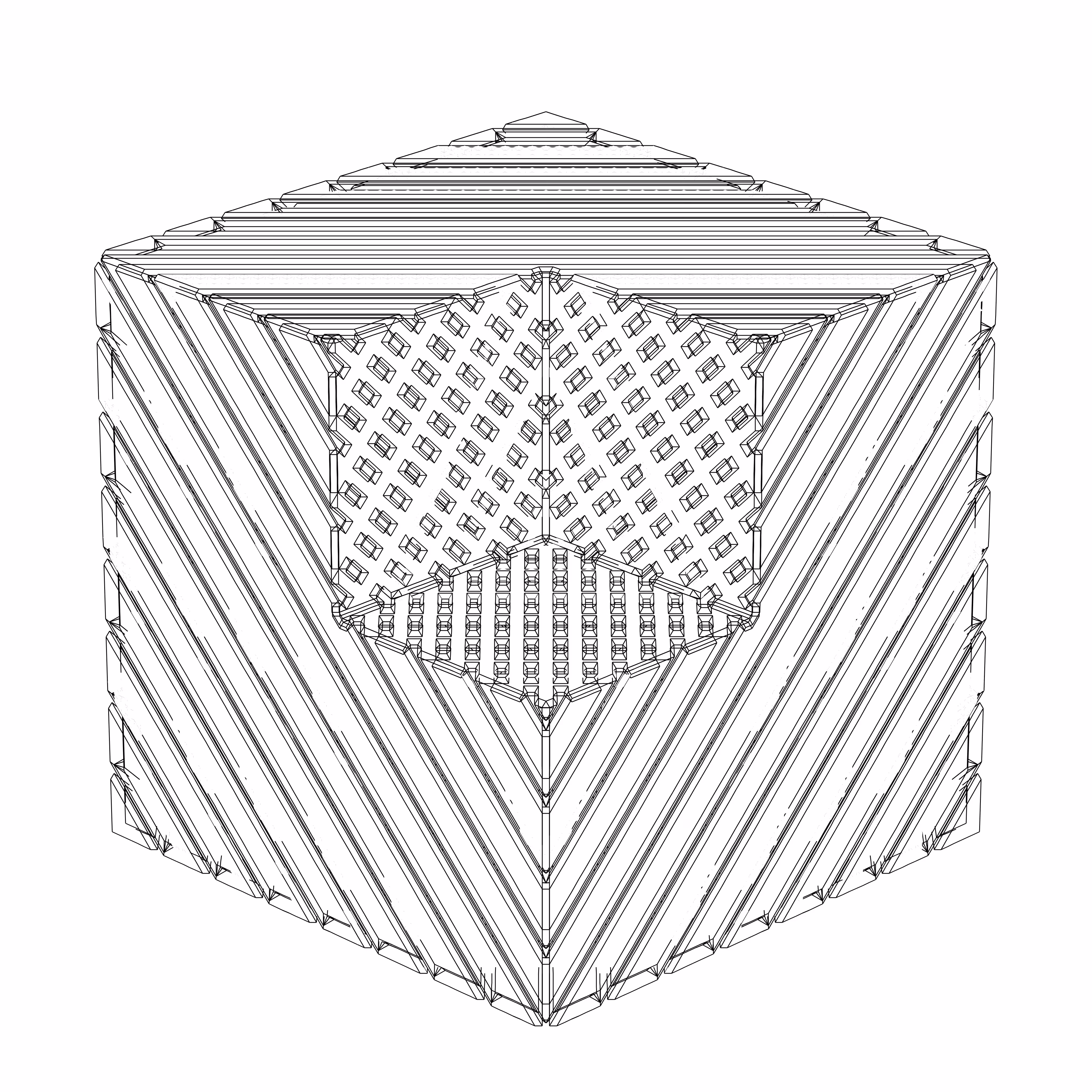 LL21 Alien Art Cube #321