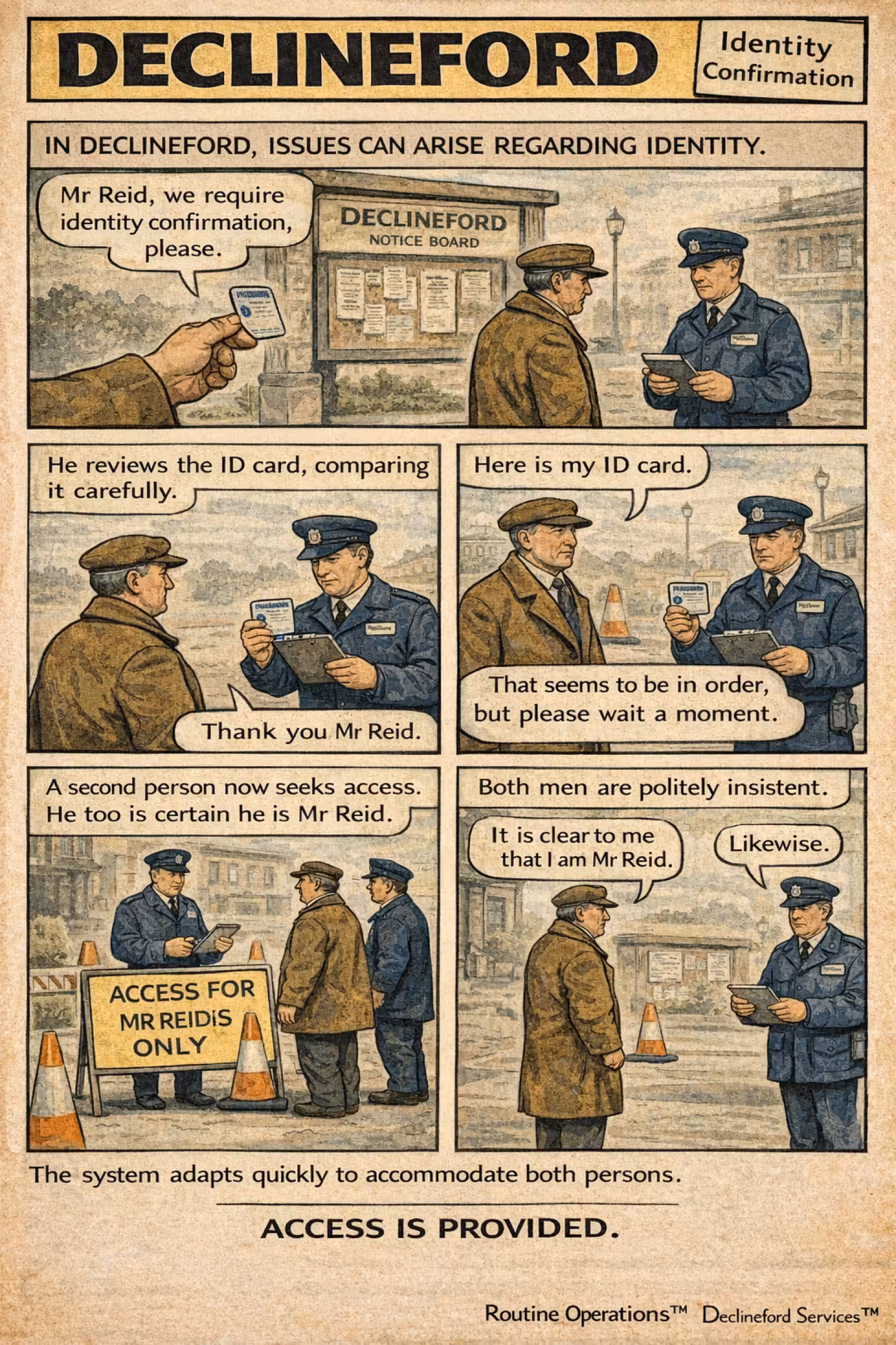 Declineford Notice Strip™ – Identity Confirmation