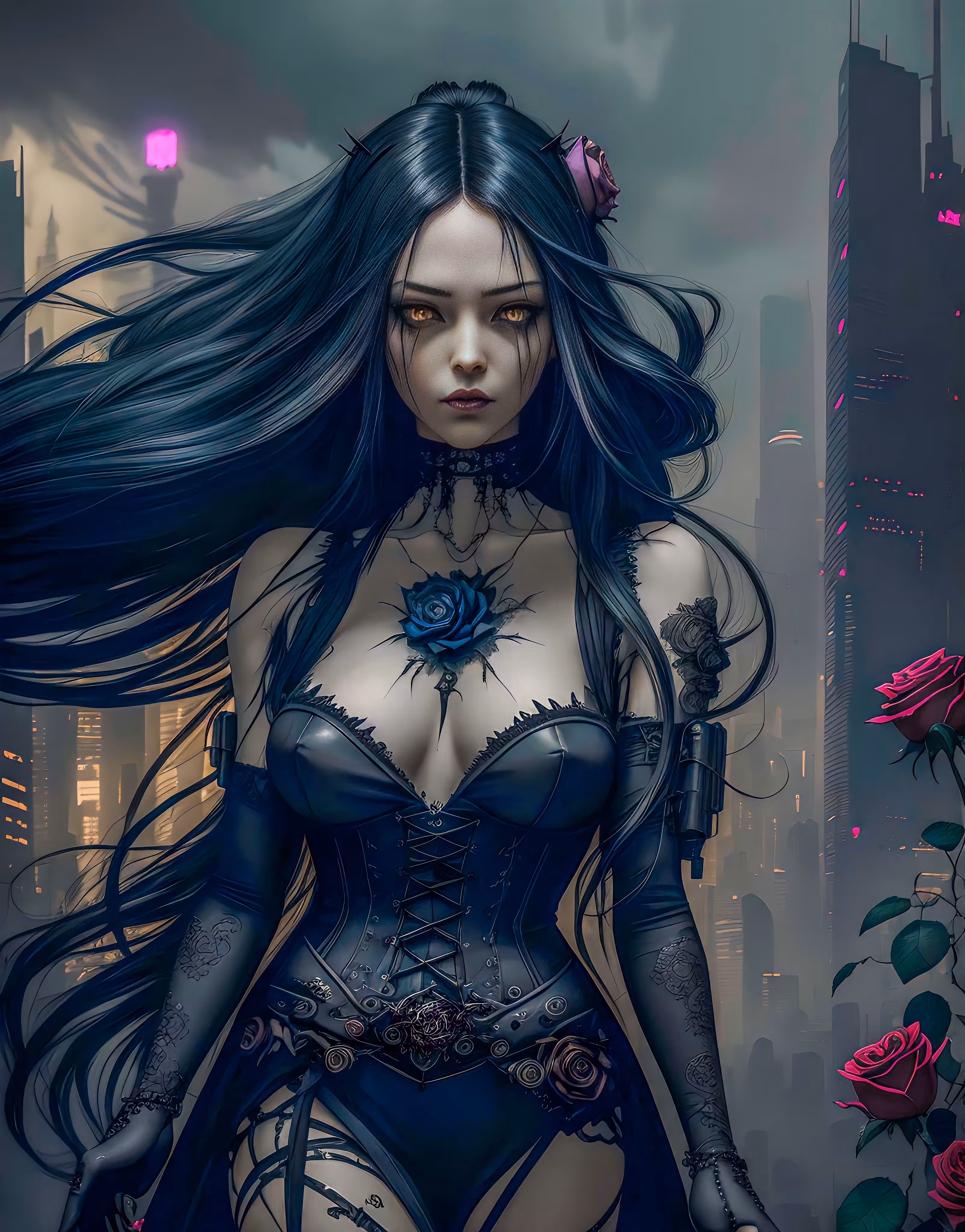 Vampire Girl - Dark Rose #2