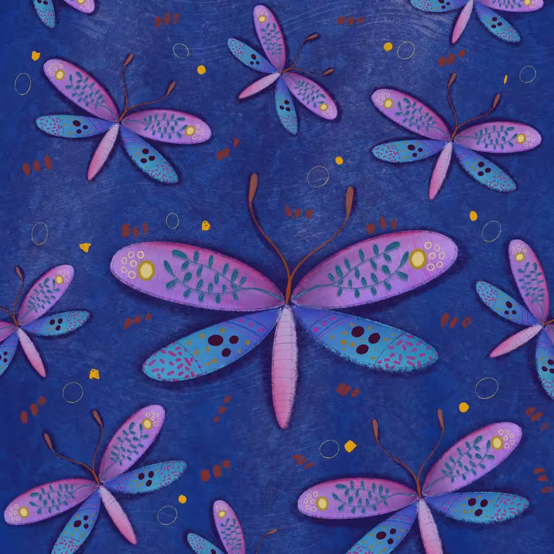 purple dragonfly