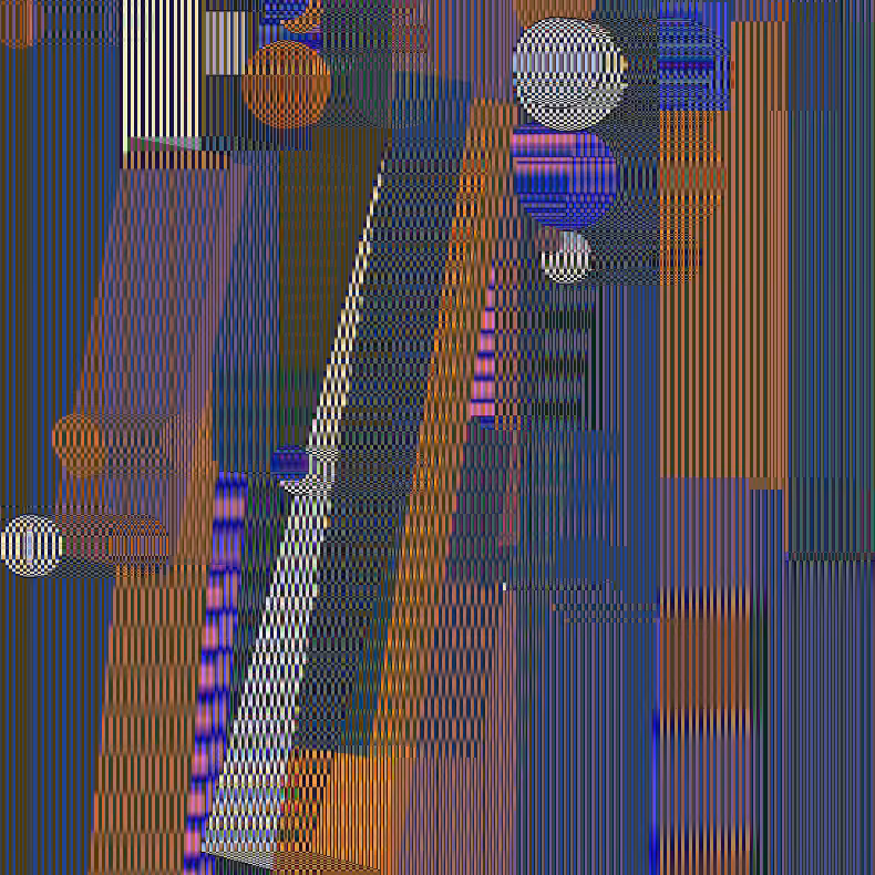 Technicolor Winter (after dead flowers) #54