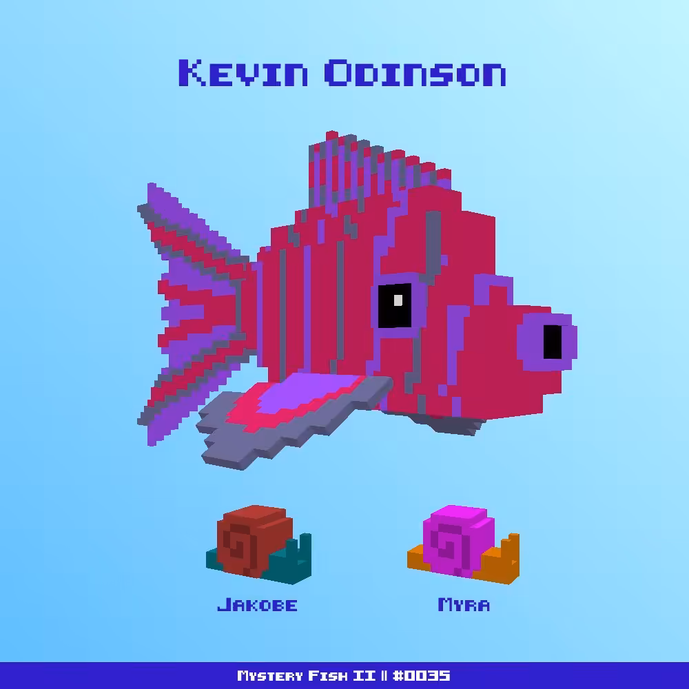 Kevin Odinson :: Mystery Fish 0035/1000